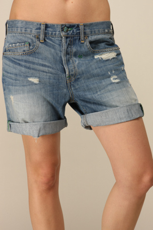 Billie Distressed Cuff Short by Genetic