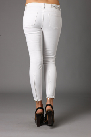 Blank Skinny Zip Jeans