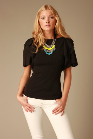 Ruffle Wing Sweater