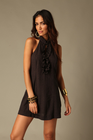 Eyelet Tuxedo Dress