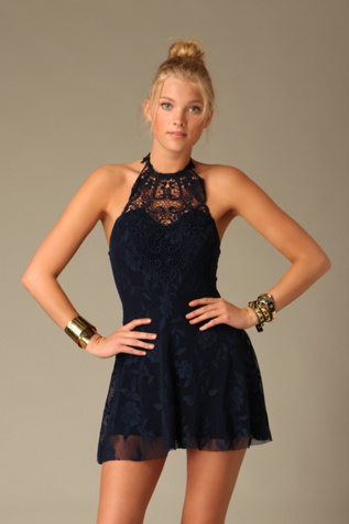 Flirty Lace Mini Dress